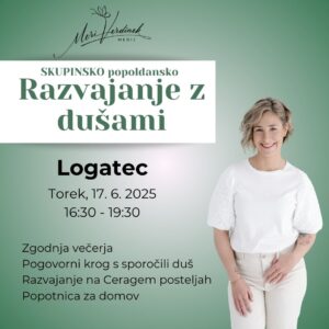Razvajanje z dušami - popoldne - junij