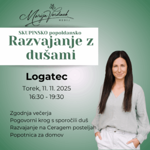 Razvajanje z dušami - popoldne - november